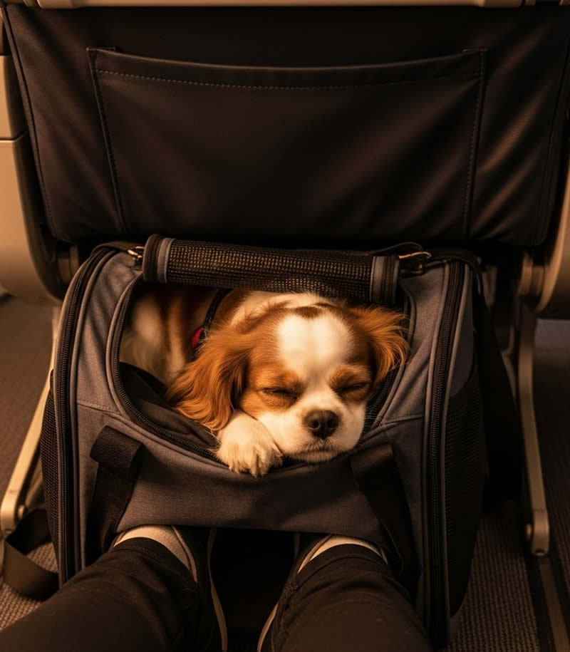 Airline pet travel carrier